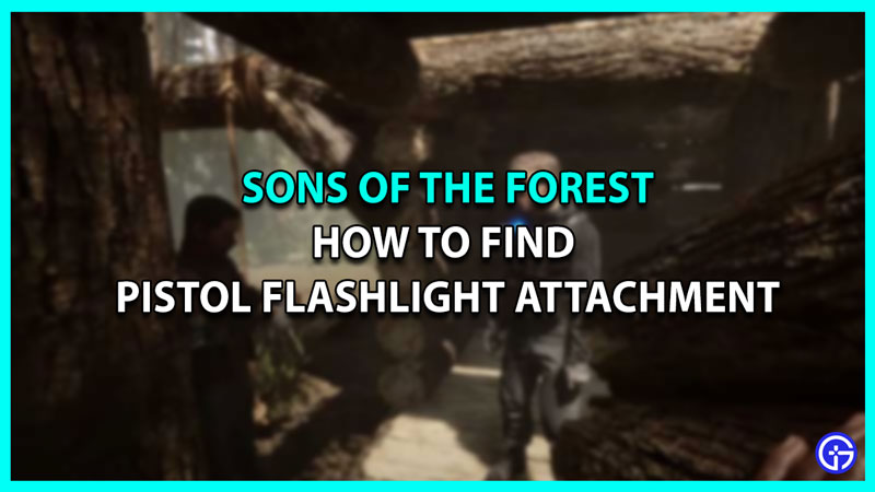 pistol flashlight sons of the forest