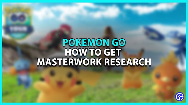 masterwork research pokemon