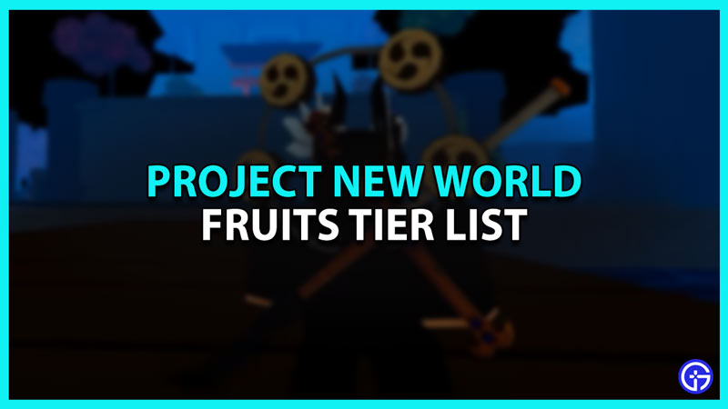 The BEST Devil Fruit Tier List in Project New World! 