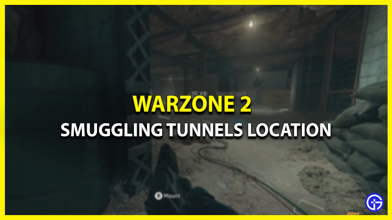 smuggling tunnels warzone 2