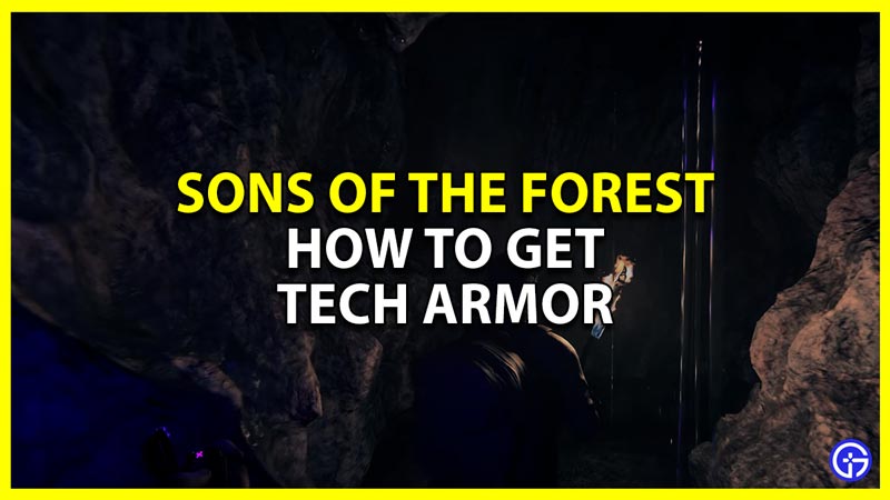 how to get tech armor in sons of the forest