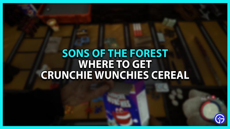 Where to Get Cereal in Sons of The Forest