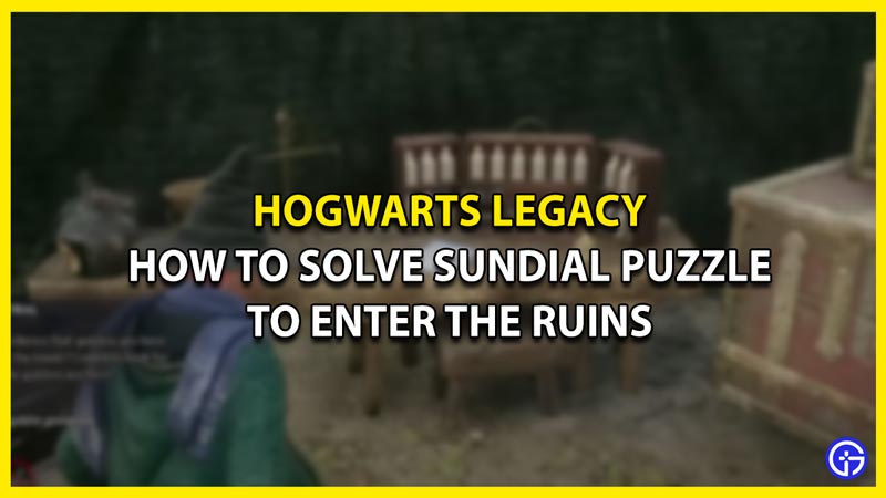 sundial puzzle hogwarts legacy
