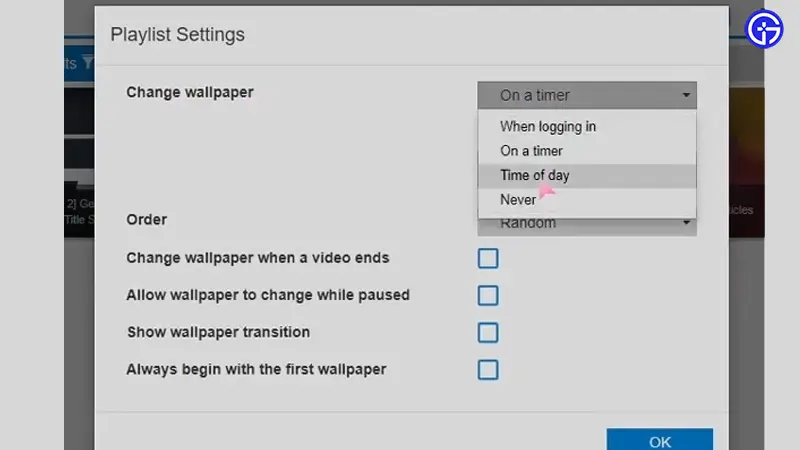 wallpaper engine settings 