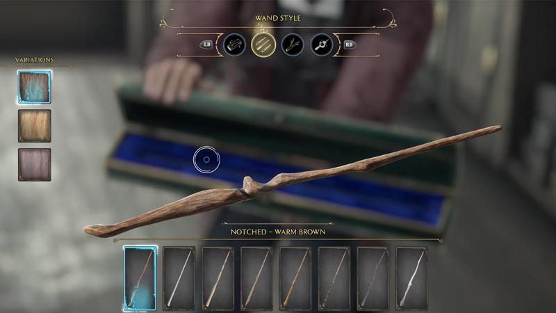 All Wand Customization Options in Hogwarts Legacy
