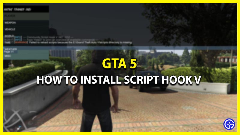 what is script hook v gta v