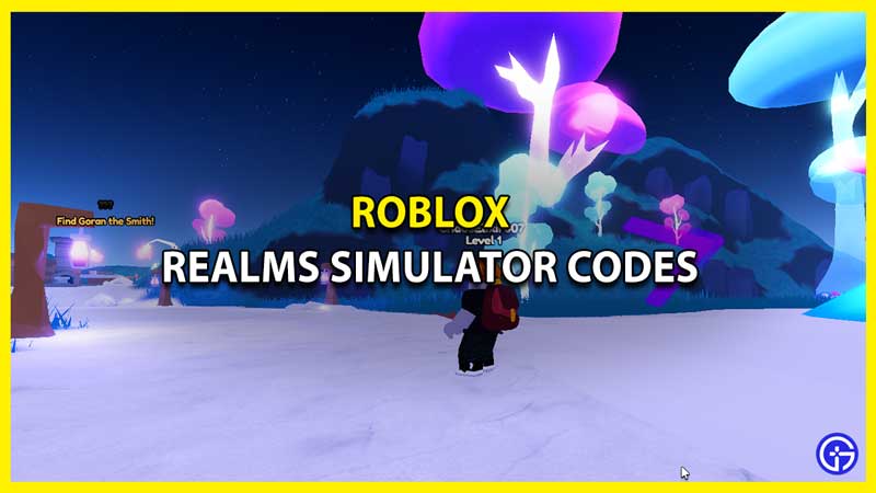 Active Roblox Realms Simulator Codes