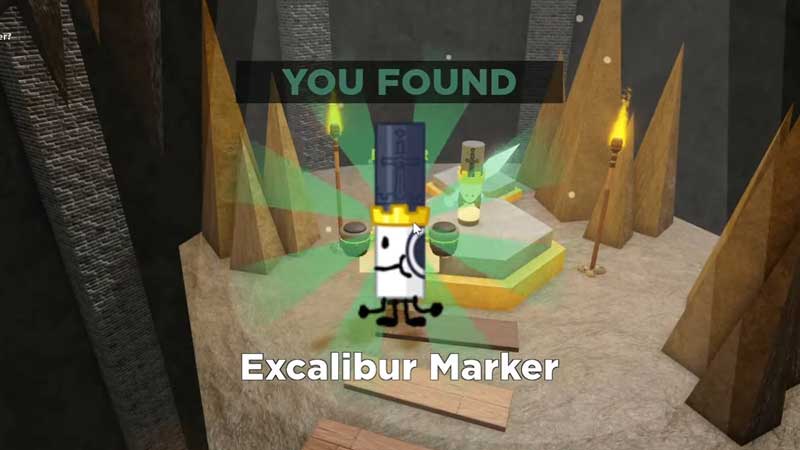 Find the Markers Get Excalibur Marker