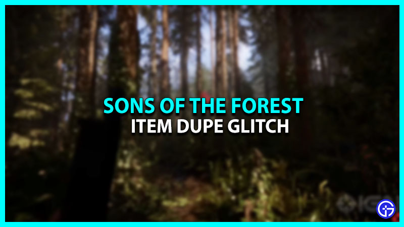 How To Get Infinite Items In Sons Of The Forest (Ammo Dupe)