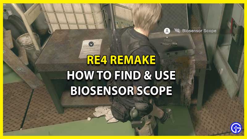 How to Find Biosensor Scope in Resident Evil 4 Remake