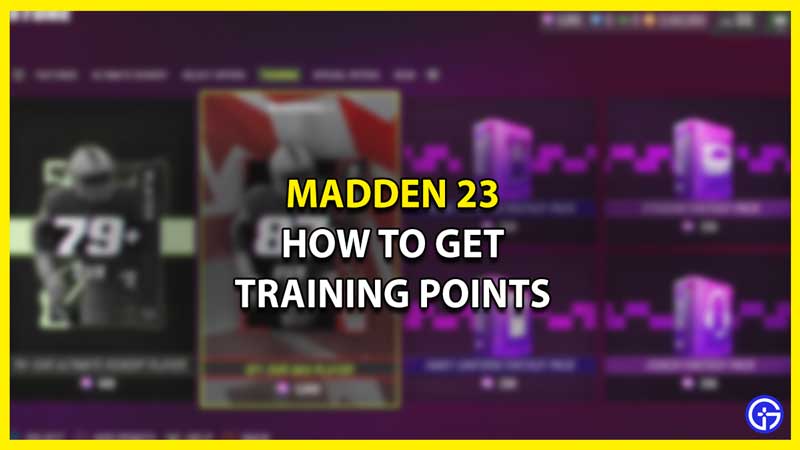 How to Get Training Points in Madden 23 MUT