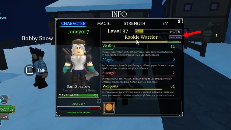 Arcane Odyssey Stats Reset: Is There Potion? - Gamer Tweak