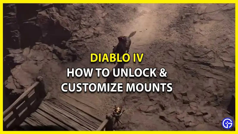 How to Unlock & Customize Mounts in Diablo 4