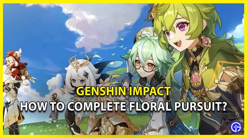 How to complete floral pursuit