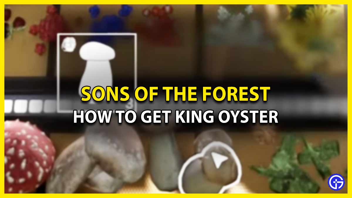 King Oyster in Sons of the Forest Where to get this mushroom