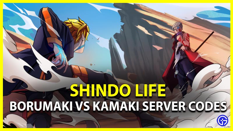 Shindo Life Borumaki Vs Kamaki Private Server Codes