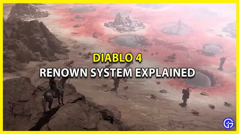 What is Renown System in Diablo 4