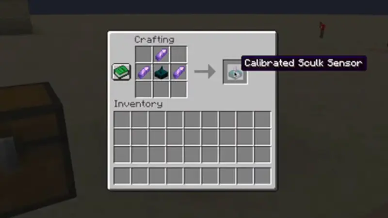 Calibrated Sculk Sensor in Minecraft