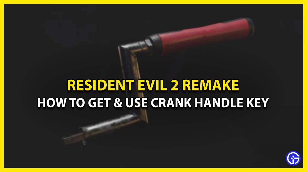 Where To Find & use Square Crank Handle In Resident Evil 2 Remake