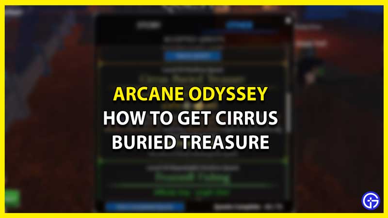 Where to Find Cirrus Buried Treasure in Arcane Odyssey