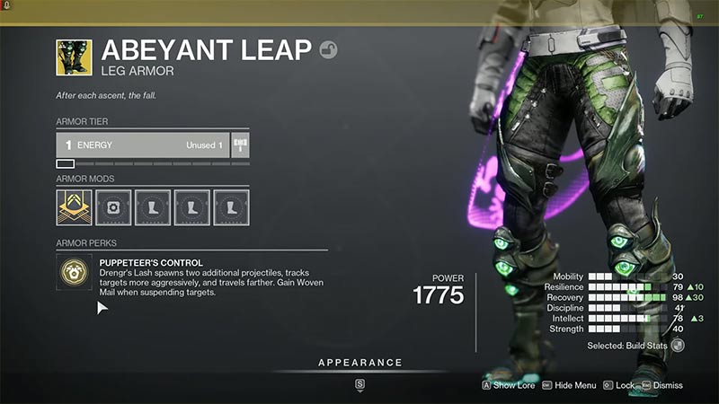 abeyant leap exotic titan 