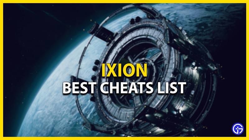 ixion cheats codes