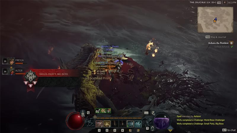 how to get and use scattered prism in diablo 4