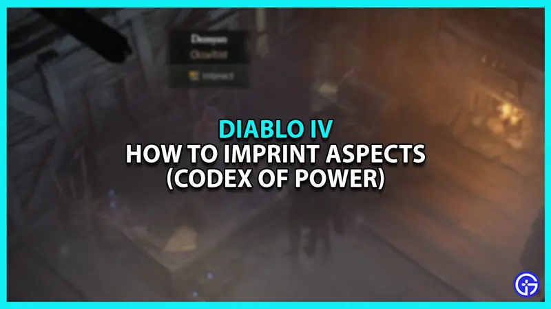 How to Imprint Aspects in Diablo 4