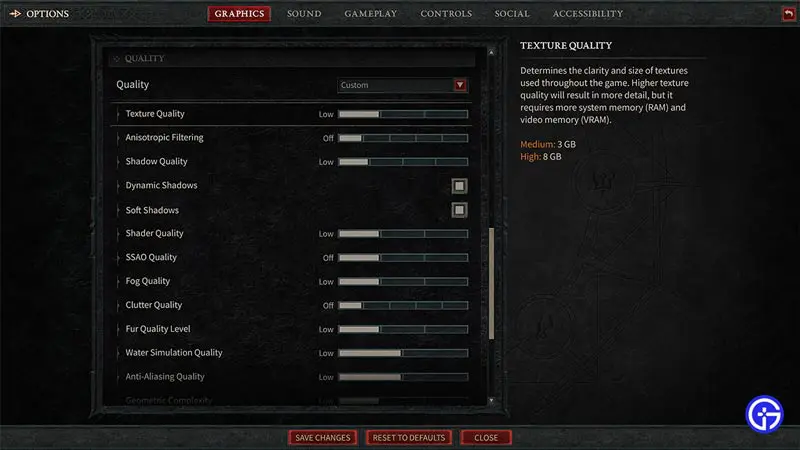 diablo 4 quality settings