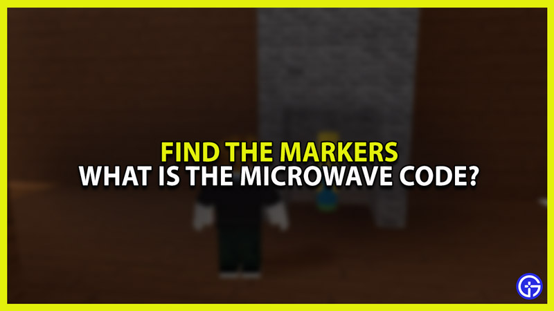 find the markers what is the microwave code