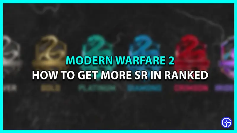 get sr ranked mw2 season 2