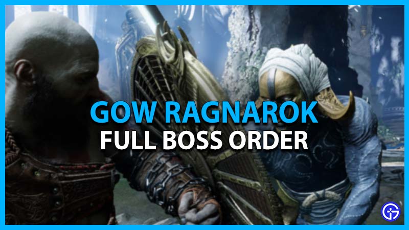 god of war ragnarok boss order
