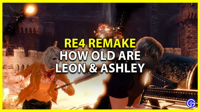 resident evil re 4 remake leon and ashley age