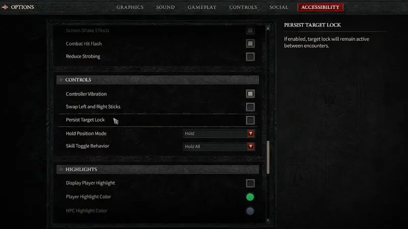 how to enable auto targeting in diablo 4 