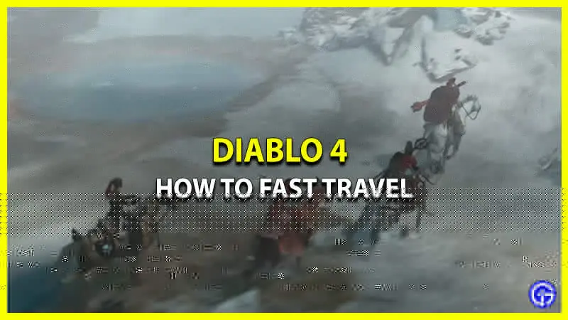 how to fast travel diablo 4