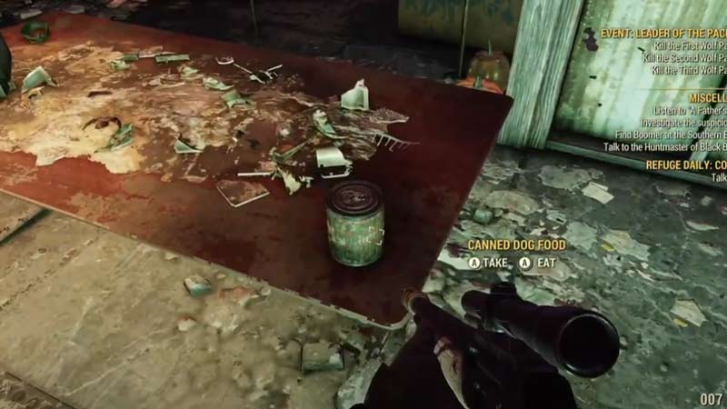 how to get pre war food fallout 76