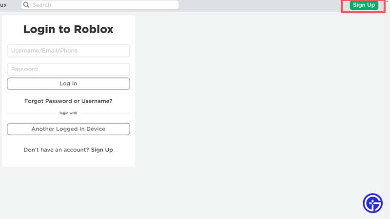 how to sign up new roblox account 