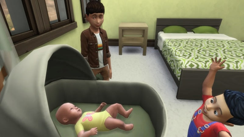 Infant Crib in Sims 4