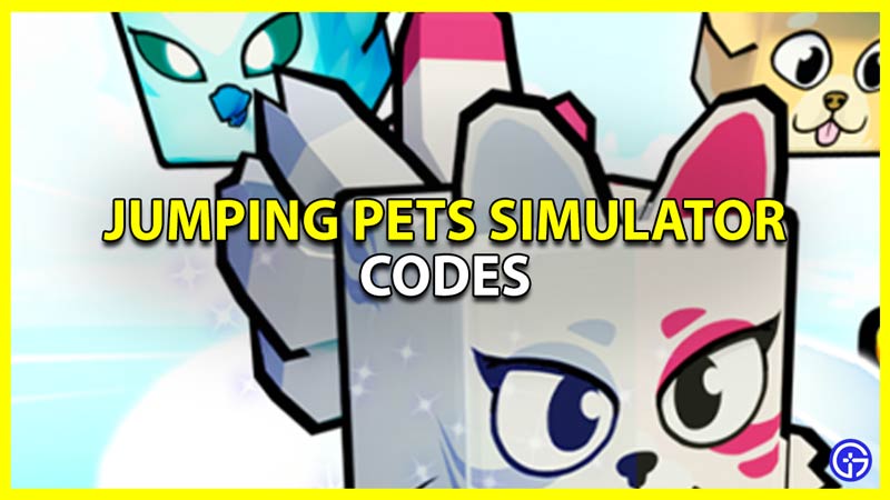 roblox jumping pets simulator codes