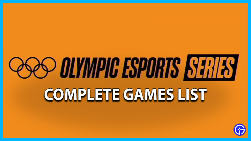 olympic esports games list virtual sports