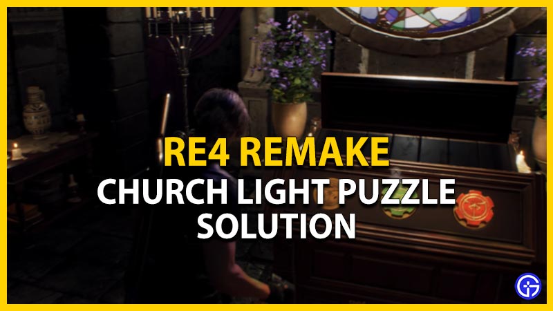 resident evil 4 remake church light puzzle solution