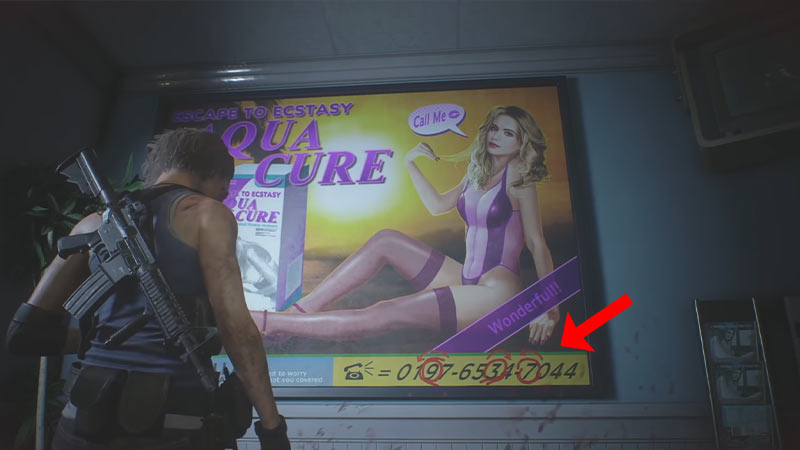 Downtown Safe Code in RE3 Remake
