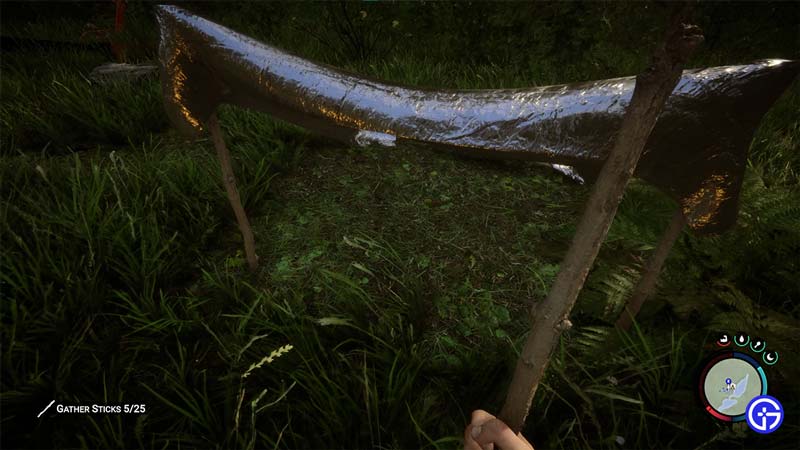how to make a tent in sons of the forest