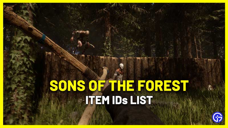 Lista Kodów Przedmiotów Sons Of The Forest Gamingdeputy Poland