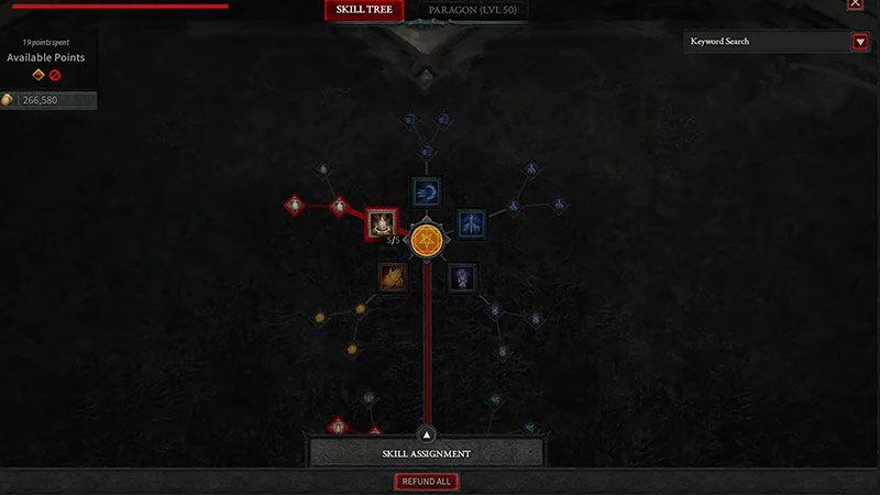 Unlock new Skills with Skill Points in Diablo IV