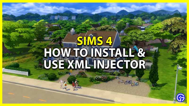 how to install and use xml injector for sims 4