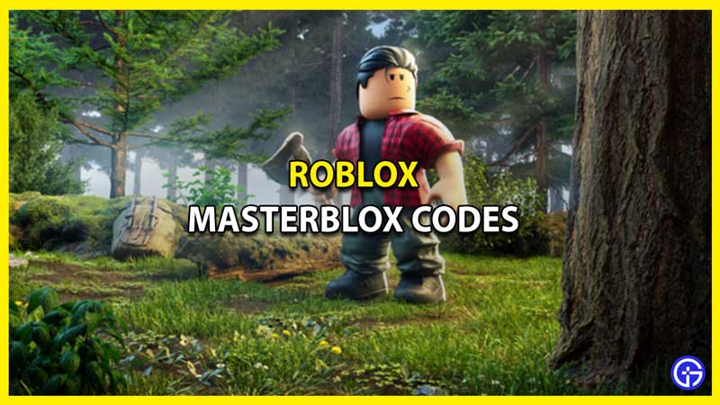 Active Masterblox Codes Roblox