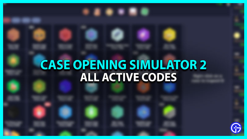 Tous Les Codes Roblox Case Opening Simulator 2 avril 2023 Gamingdeputy France