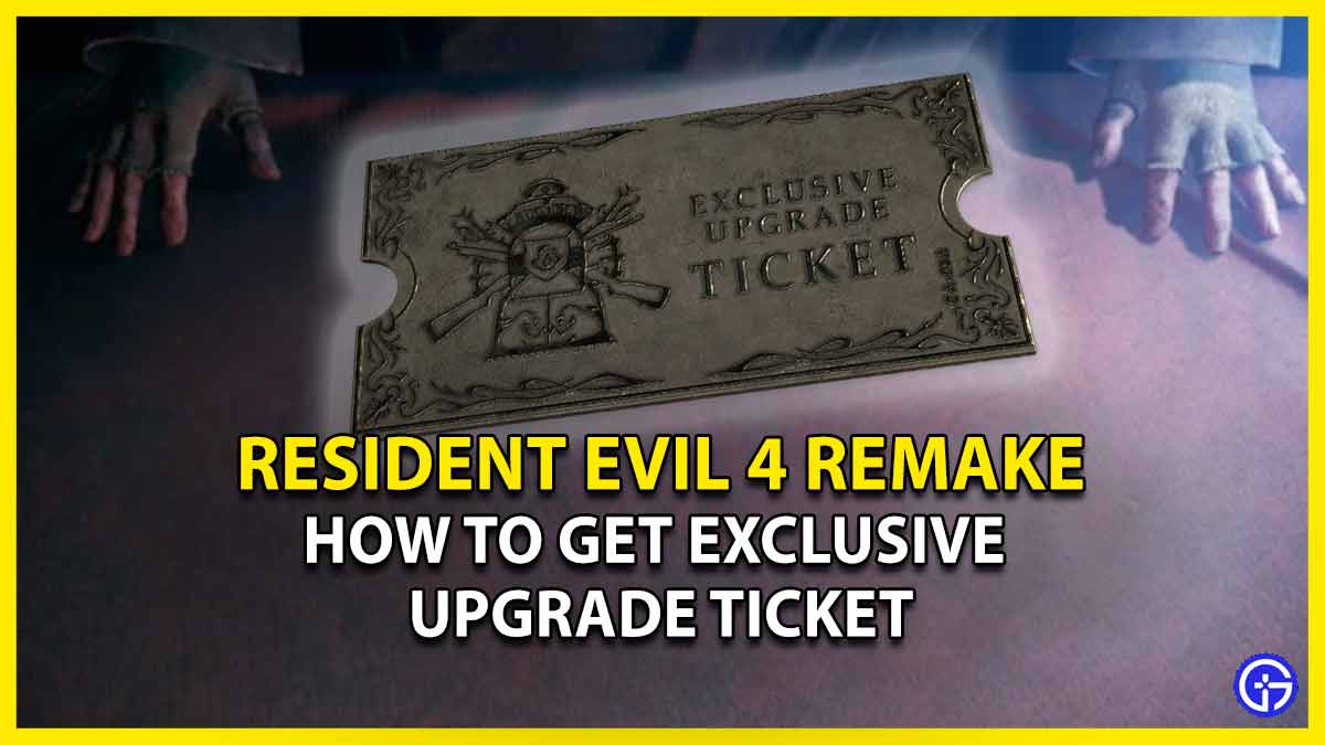 Exclusive Upgrade Resident Evil 4 Remake (RE 4)