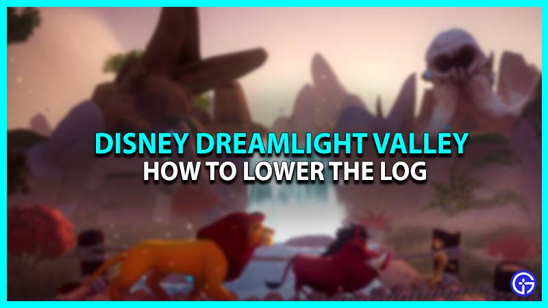 How to Lower the Log in Disney Dreamlight Valley (Eyes in the Dark Quest)